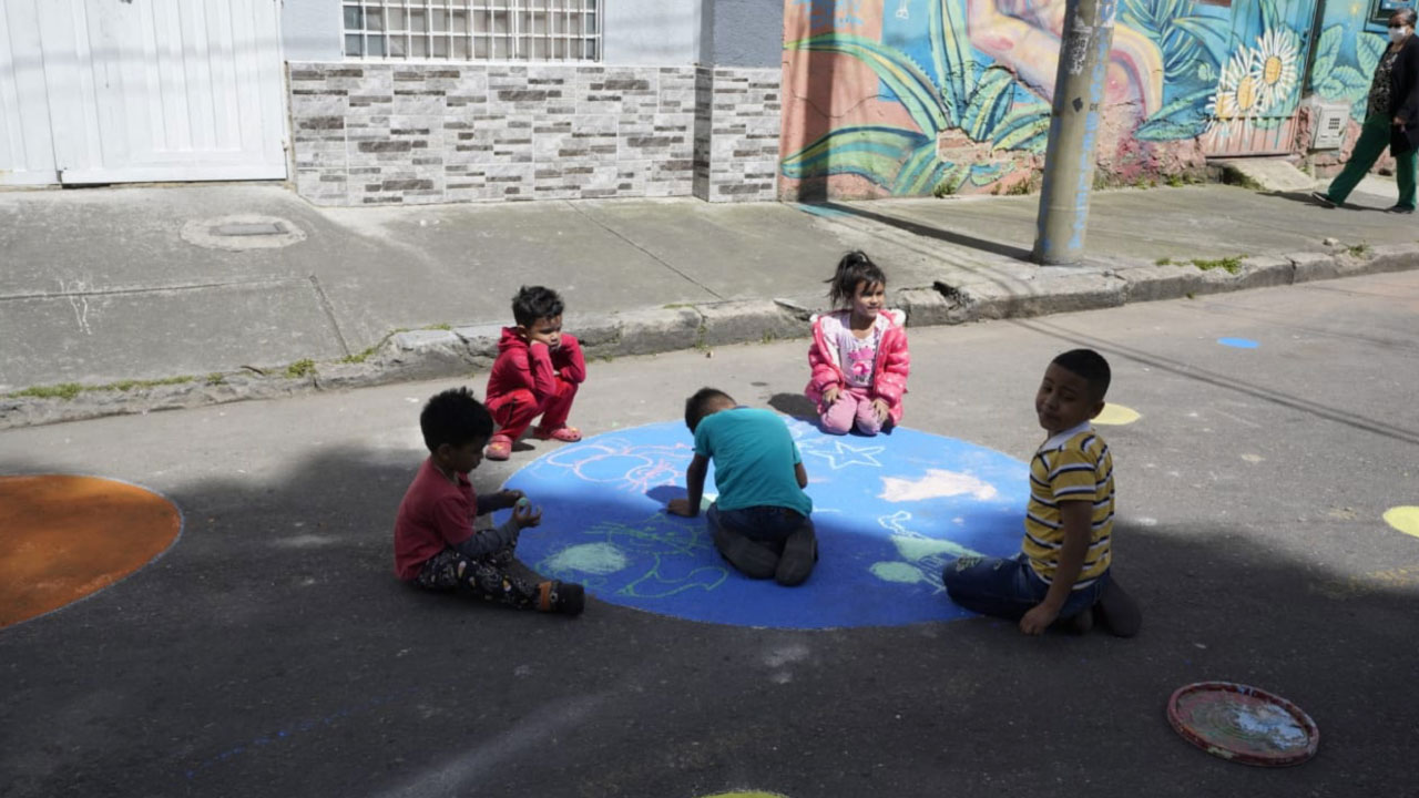 Embellecimiento en el barrio San Bernardo