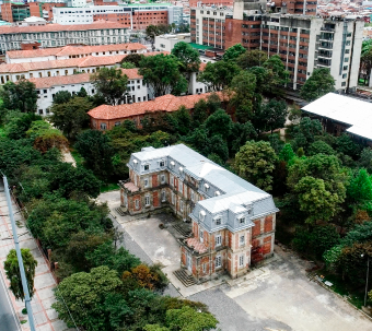 Fotografía aérea del Complejo Hospitalario San Juan de Dios