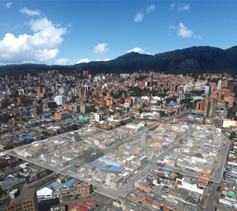 Delimitación de la ubicación plan parcial calle 72