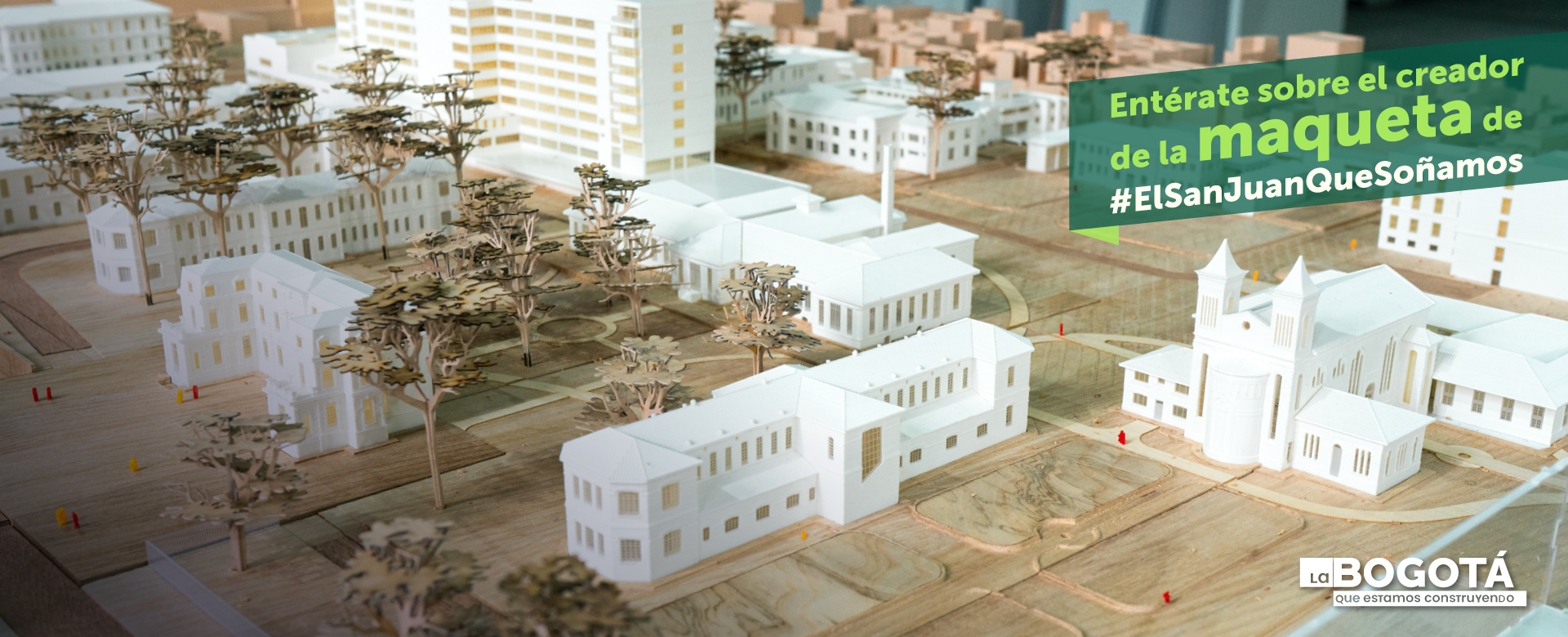 Enterate sobre el creador de la maqueta. El San Juan que soñamos