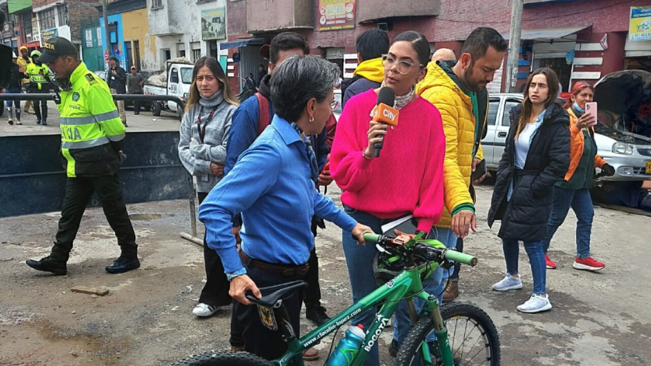Alcaldesa resaltó avance en la intervención del San Juan de Dios y las obras de la Alcaldía Local de Los Mártires 