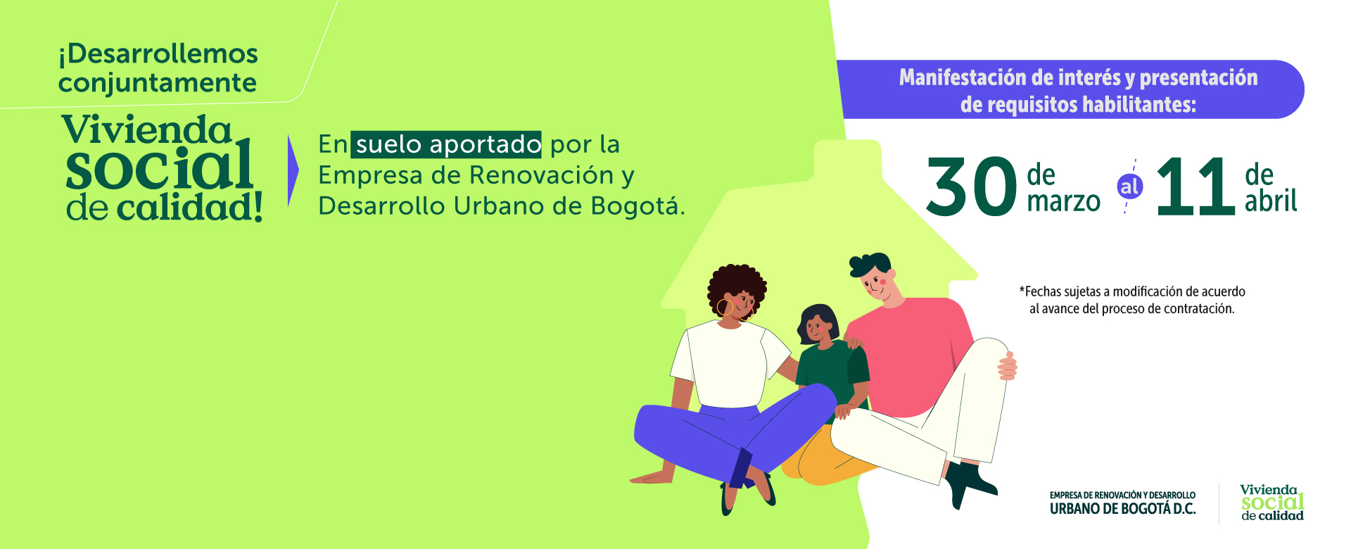 Gestionamos vivienda social de calidad.