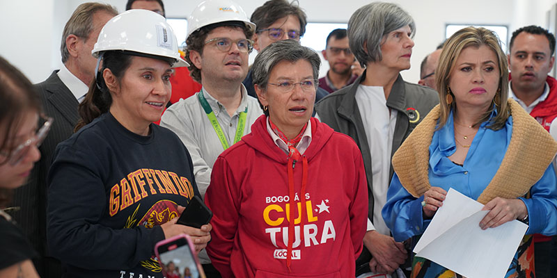 Alcaldesa Claudia López realiza visita de obra al Edificio de Laboratorios   e Investigación de la Facultada de Ingeniería de la Universidad Distrital 