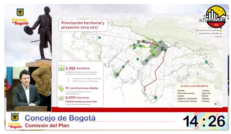 Gerente de RenoBo anuncia tres estrategias con las cuales se realizará la revitalización urbana en Bogotá