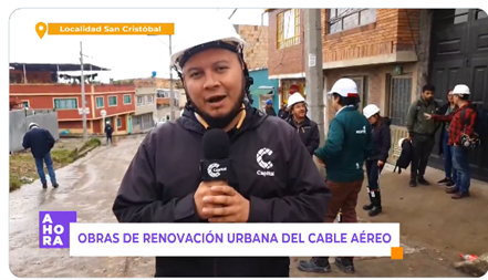 Obras de Renovación Urbana del Cable Aéreo