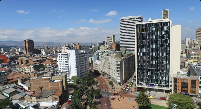 imagen panorámica de Bogotá
