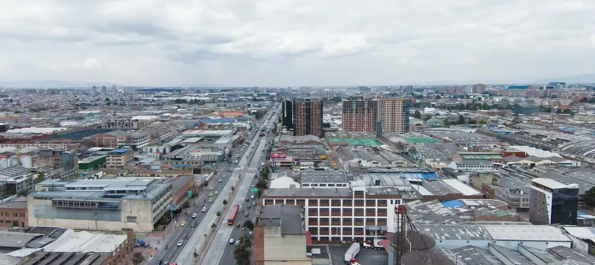 Fotografía Imagen panorámica de Bogotá
