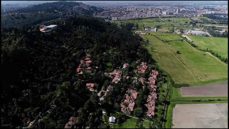 fotografía aérea reserva thomas van der hammen