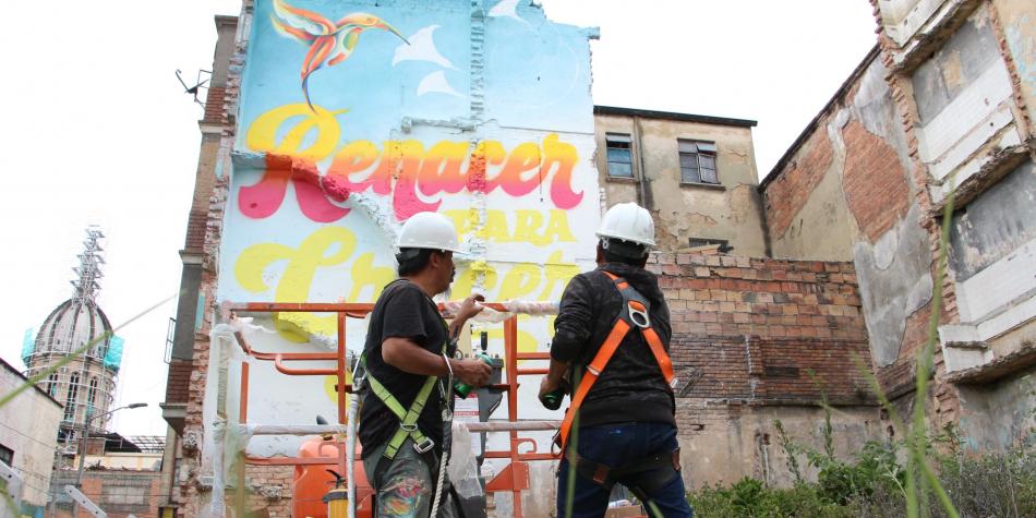 Imagen de muro del Bronx