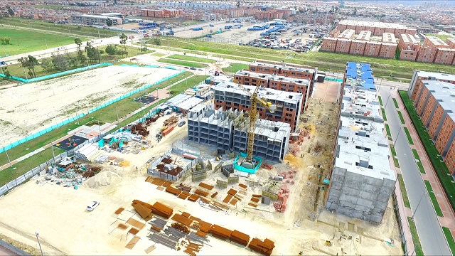 Imagen de construcción de vivienda de interés social