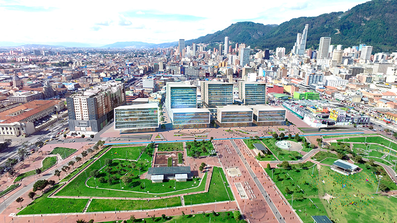 Panorámica del centro de la ciudad