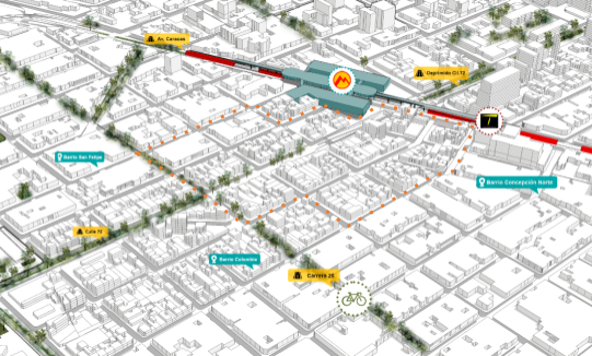 mapa calle 72